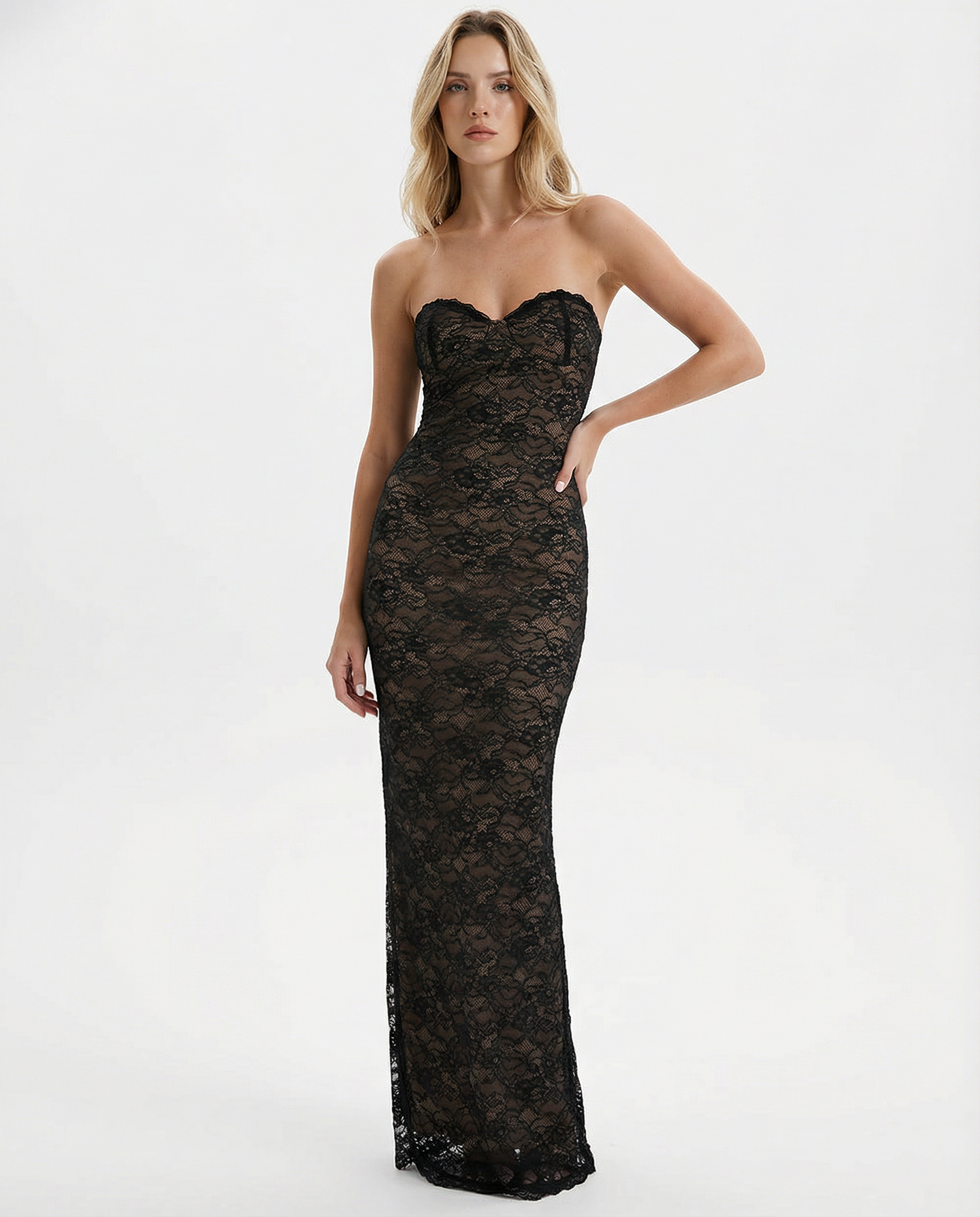 Rose| Lace Muse Maxi