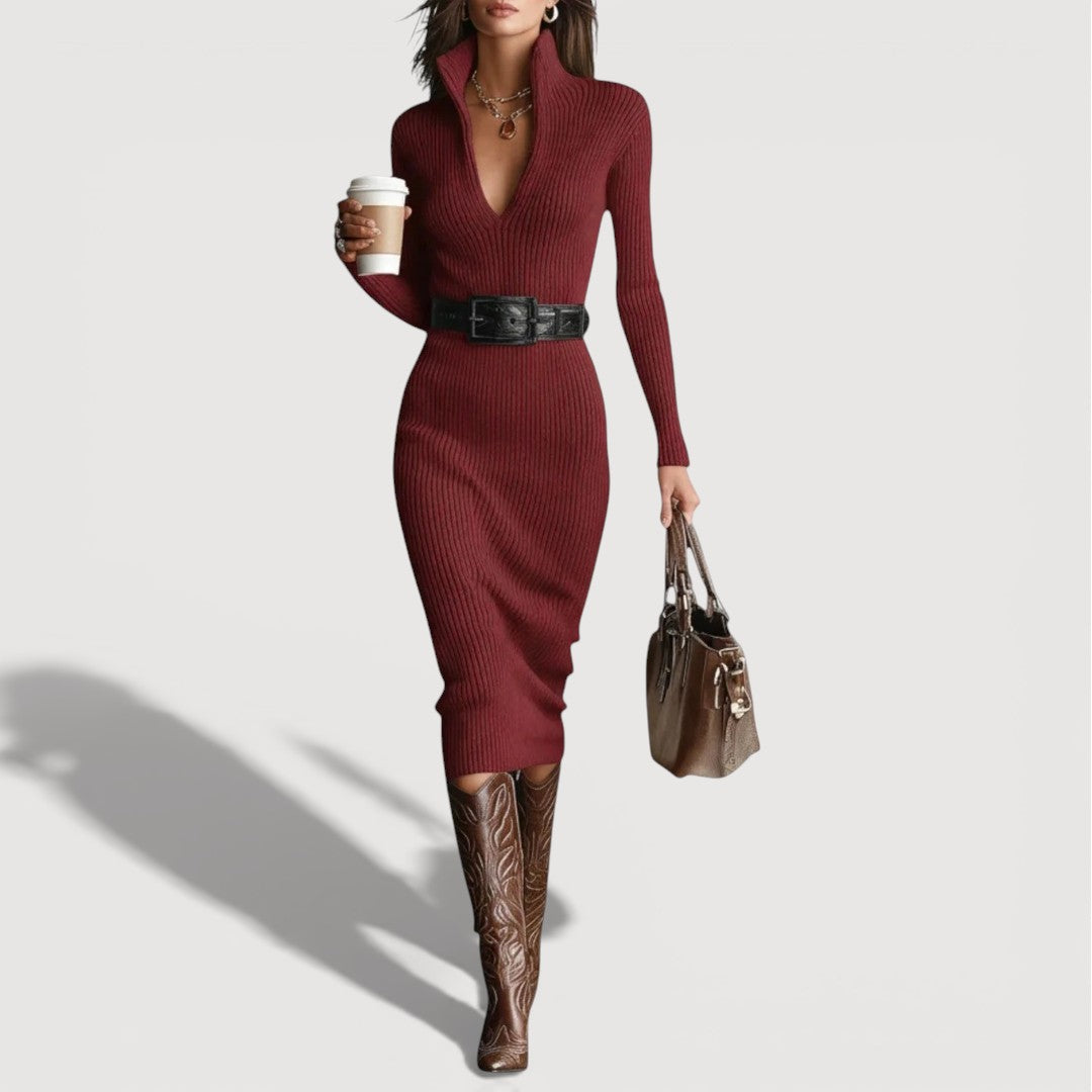 AICEL – ELEGANT MIDI DRESS