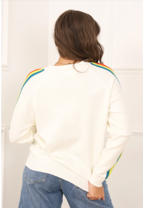 Rainbow Stripe Sweater