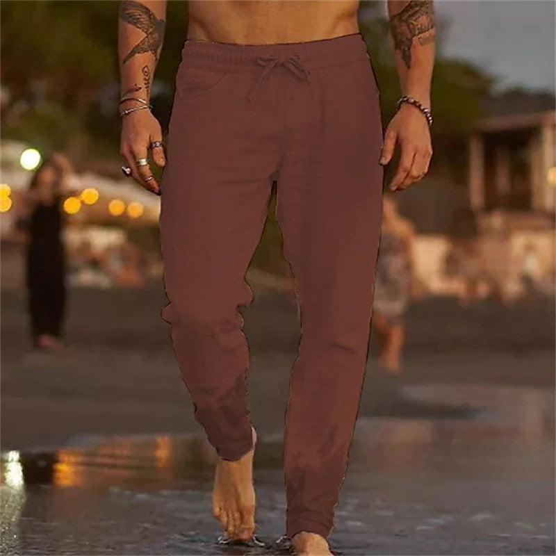 Linen Casual Beach Pants