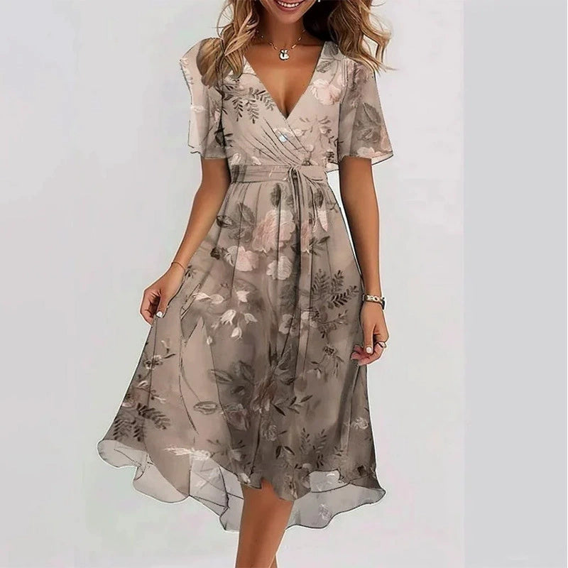 Viva Flow Chiffon Dress