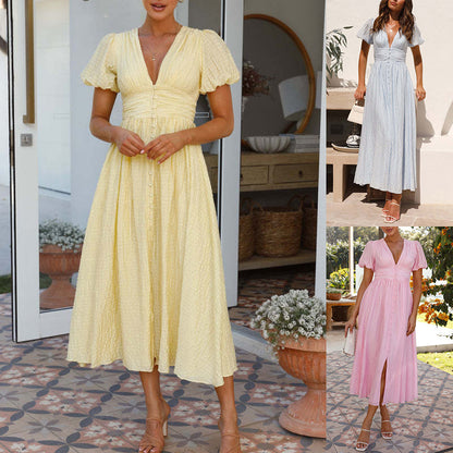Summer Enchantment Puff Dress