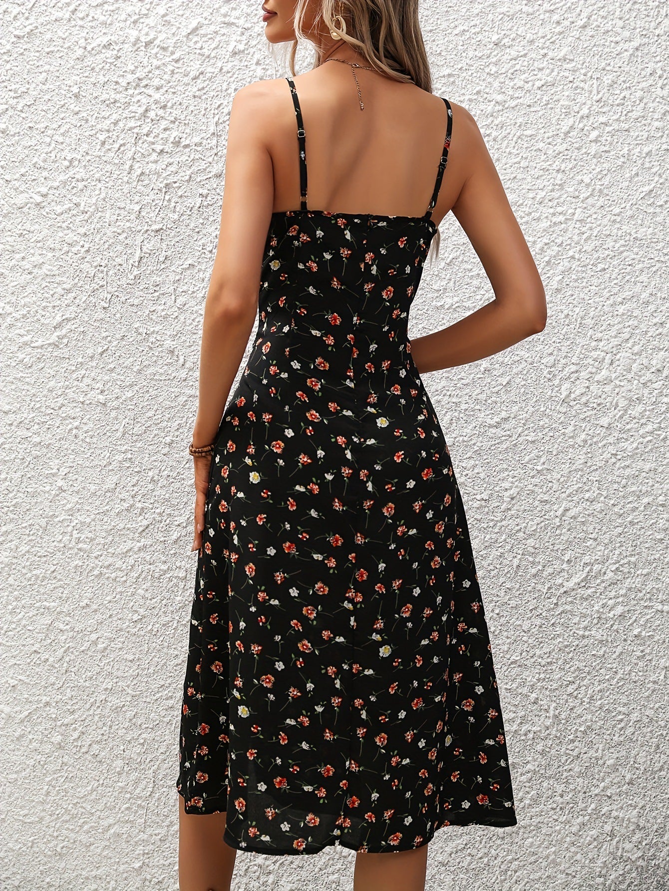 Summer dress polka dot print