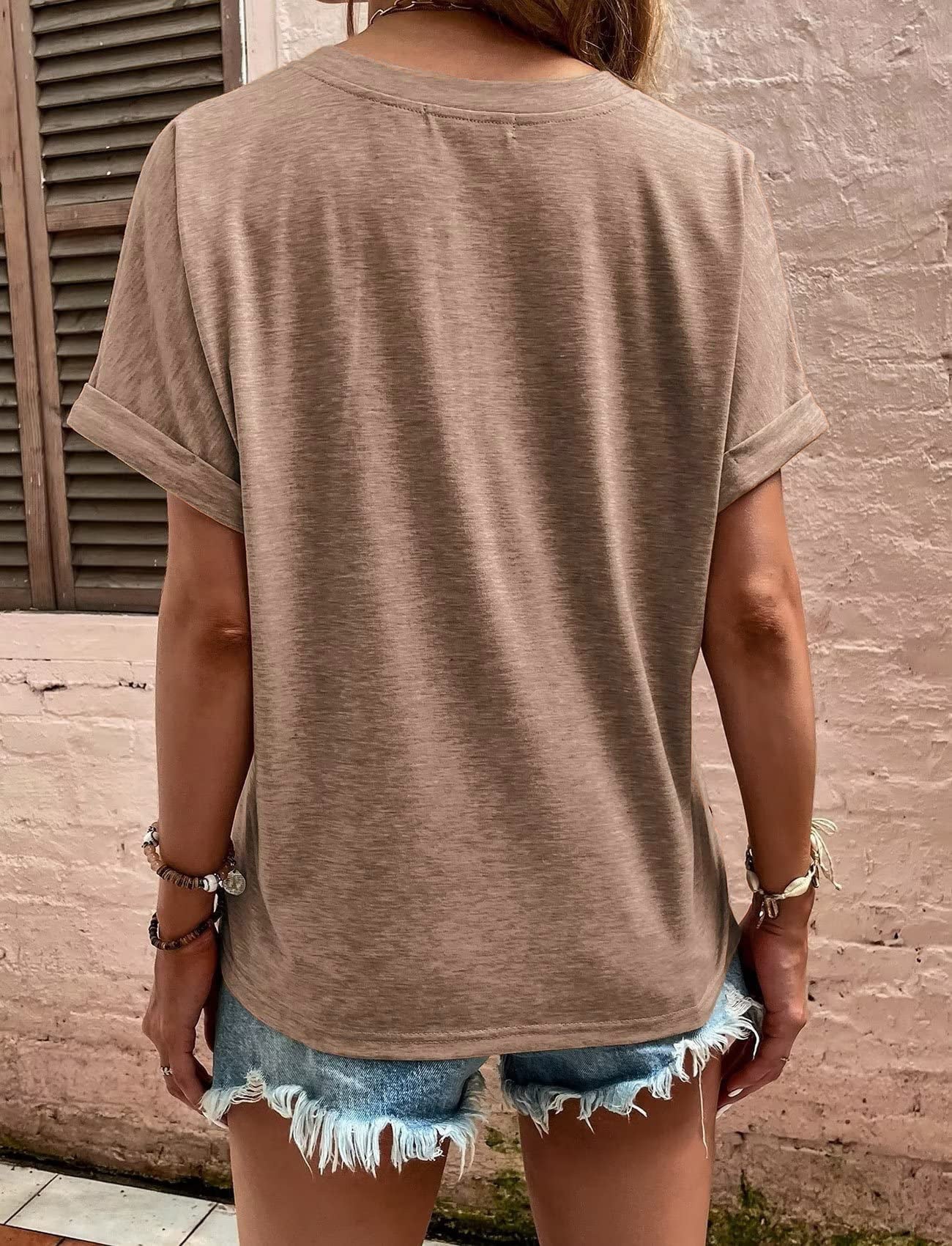 Sunset Staple™ Solid Button Tee
