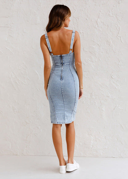 CAVERO DENIM DRESS
