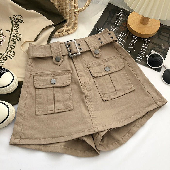 Élan Skirt™ – High-Waist A-Line Elegance in Denim"