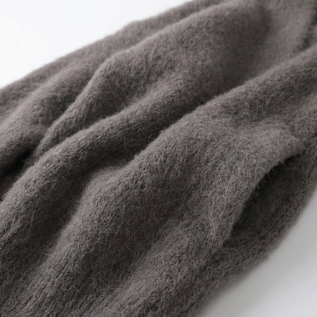 Long Open Knit Cardigan Longline