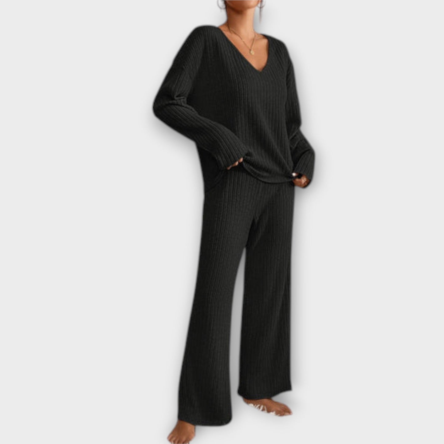 Milarae – Lounge Set with Gentle Knit Flow
