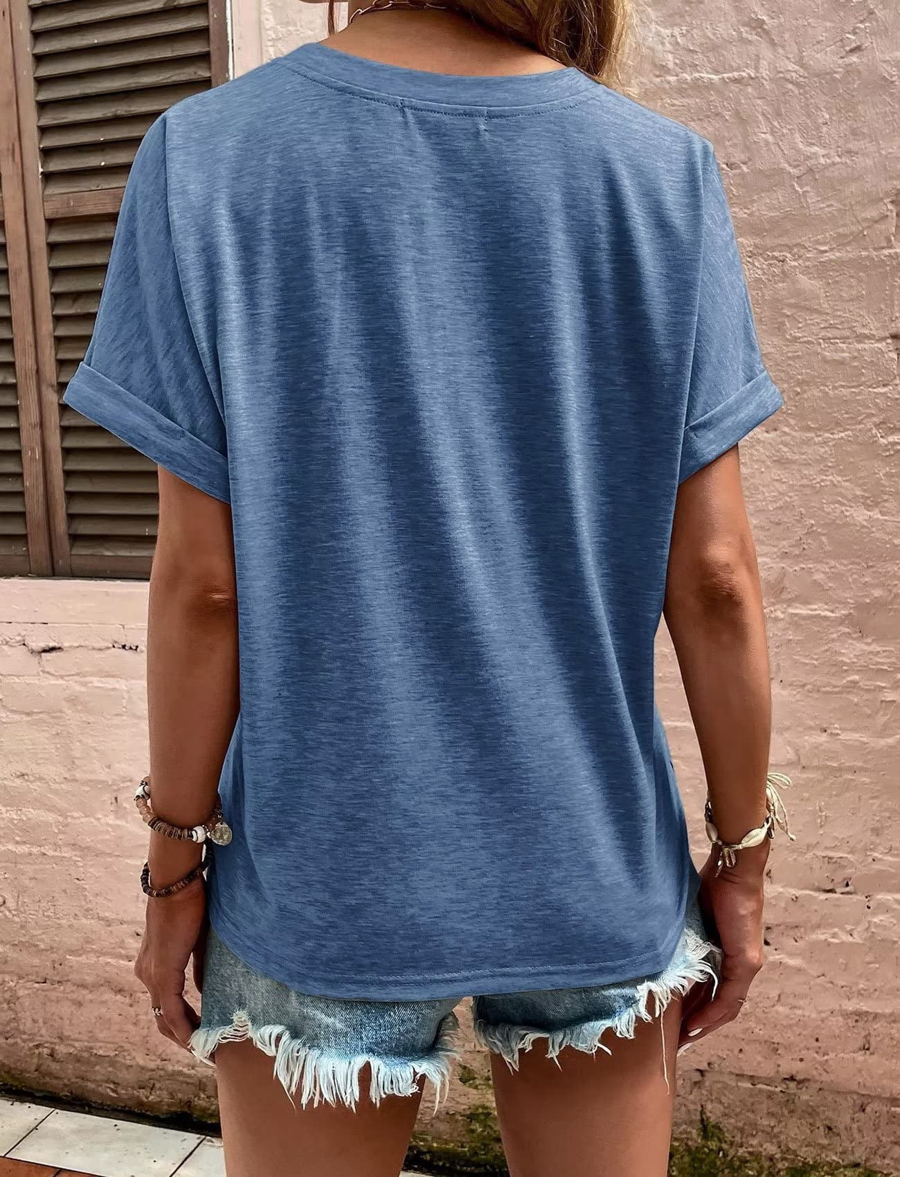 Sunset Staple™ Solid Button Tee