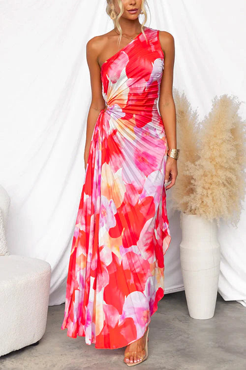 Kacie Light & Flowy Pleated Dress