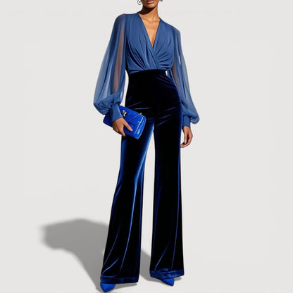 ZAIRA – Elegant Velvet Look Set