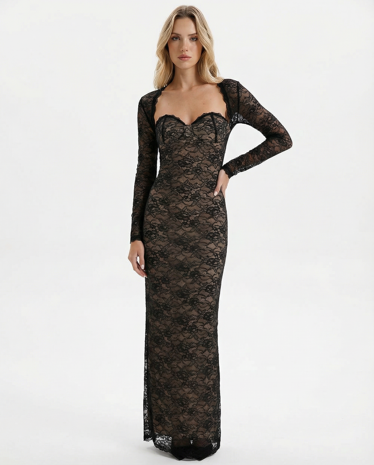 Rose| Lace Muse Maxi
