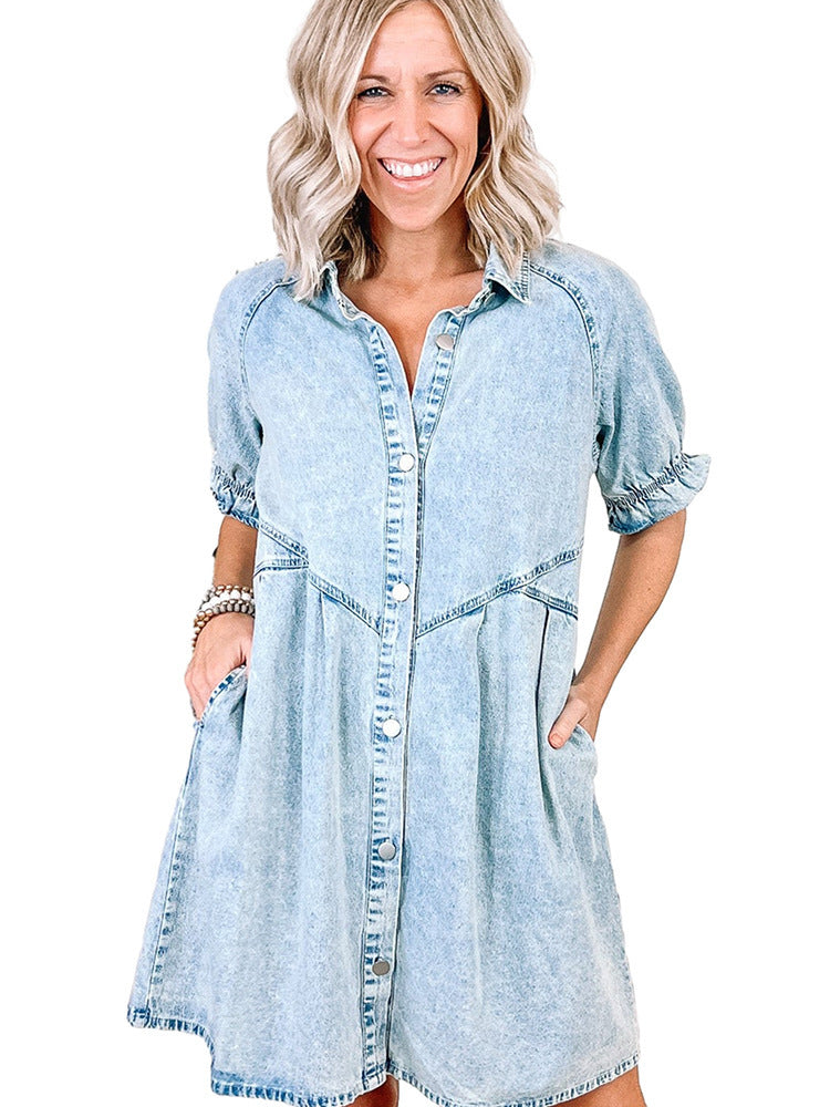 Retro Denim Dress