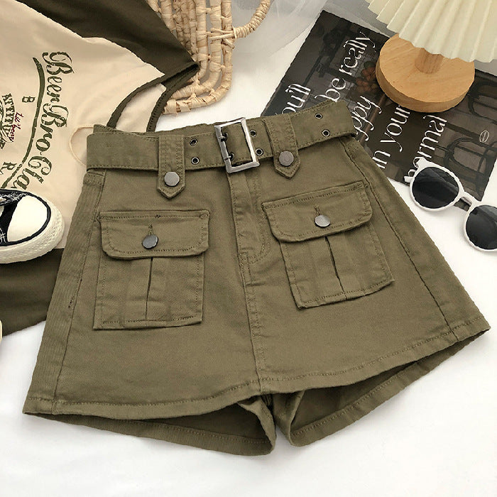Élan Skirt™ – High-Waist A-Line Elegance in Denim"