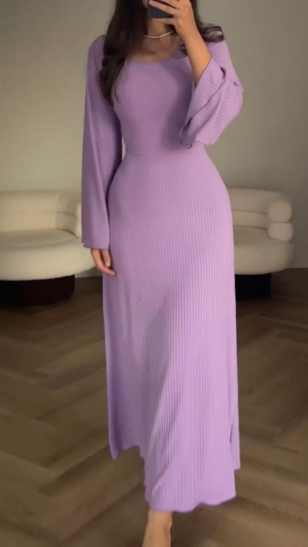Serenity Knit Tie-Waist Dress