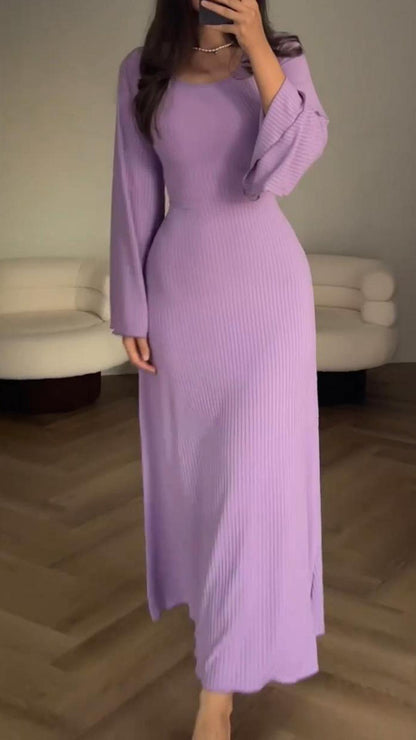 Serenity Knit Tie-Waist Dress