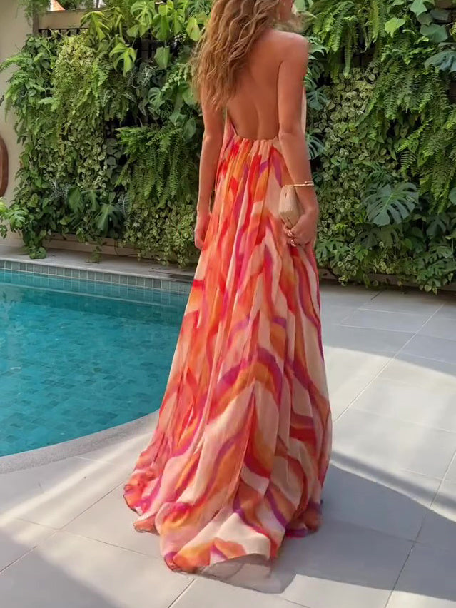 Soléa™ HalterGlow Gradient Dress