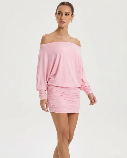 ARIA | SOLA Ruched Mini Dress