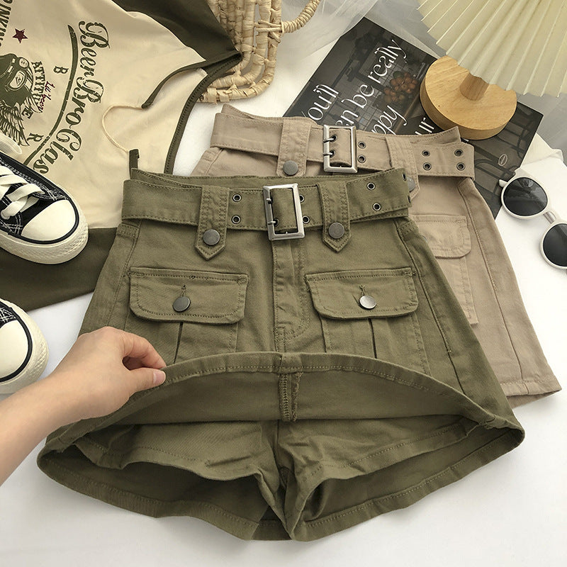Élan Skirt™ – High-Waist A-Line Elegance in Denim"
