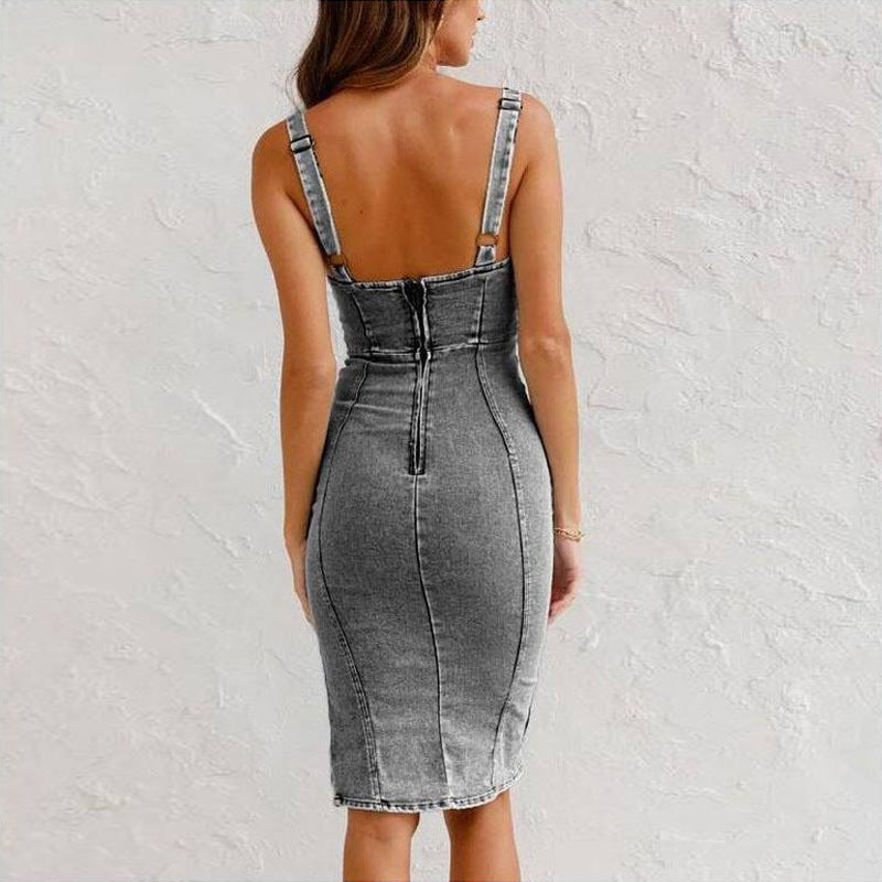 CAVERO DENIM DRESS