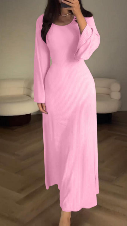Serenity Knit Tie-Waist Dress