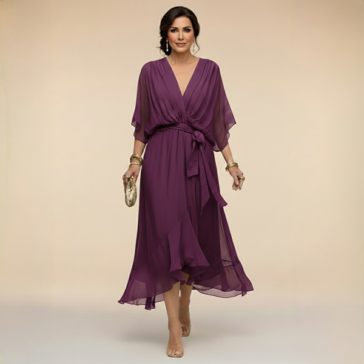 Monica | V-neck dress