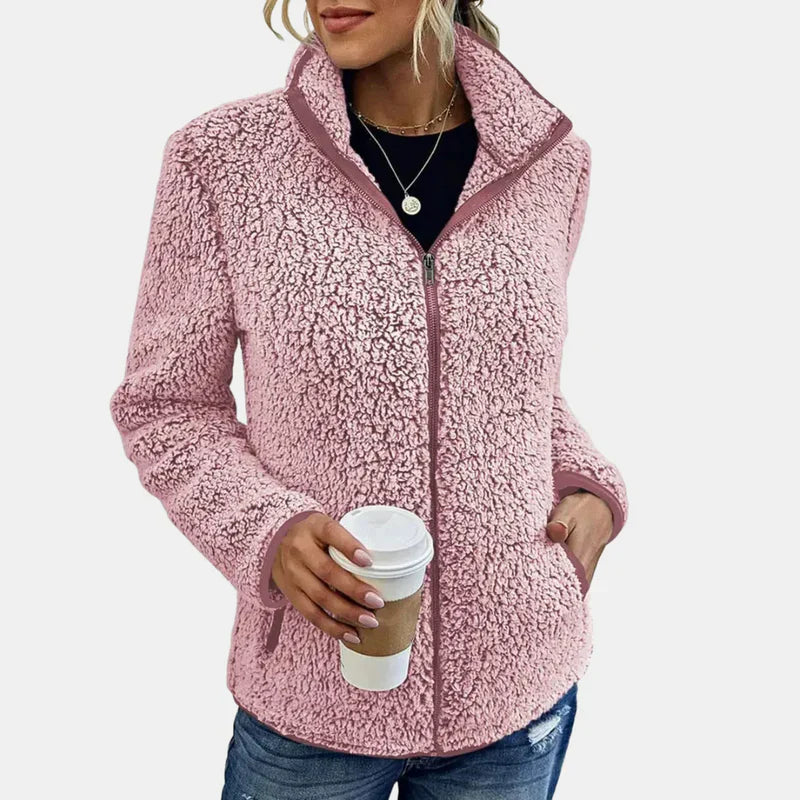 Evie | Elegant Plush Jacket
