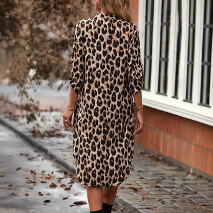 WildWave™ Leopard V-Neck Cover-Up – Fierce Meets Flowy