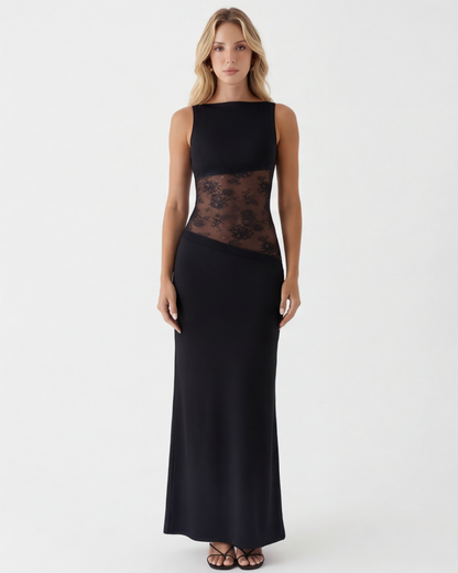 Evangeline| Veil Cut Maxi