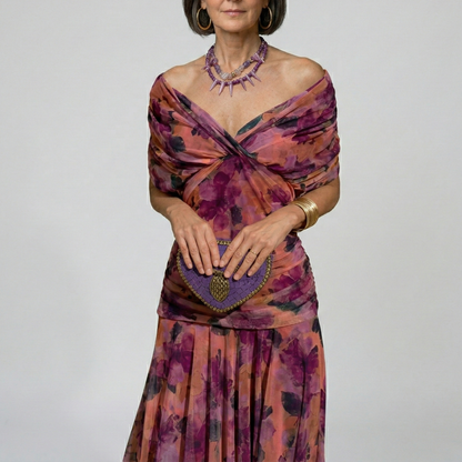 Sofia™ Long Floral Dress