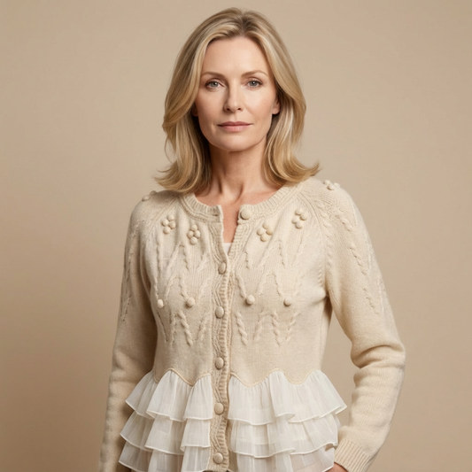 Natalie Ruffle Cardigan™
