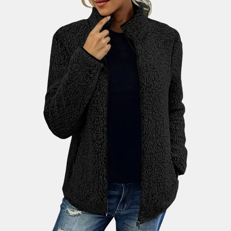 Evie | Elegant Plush Jacket