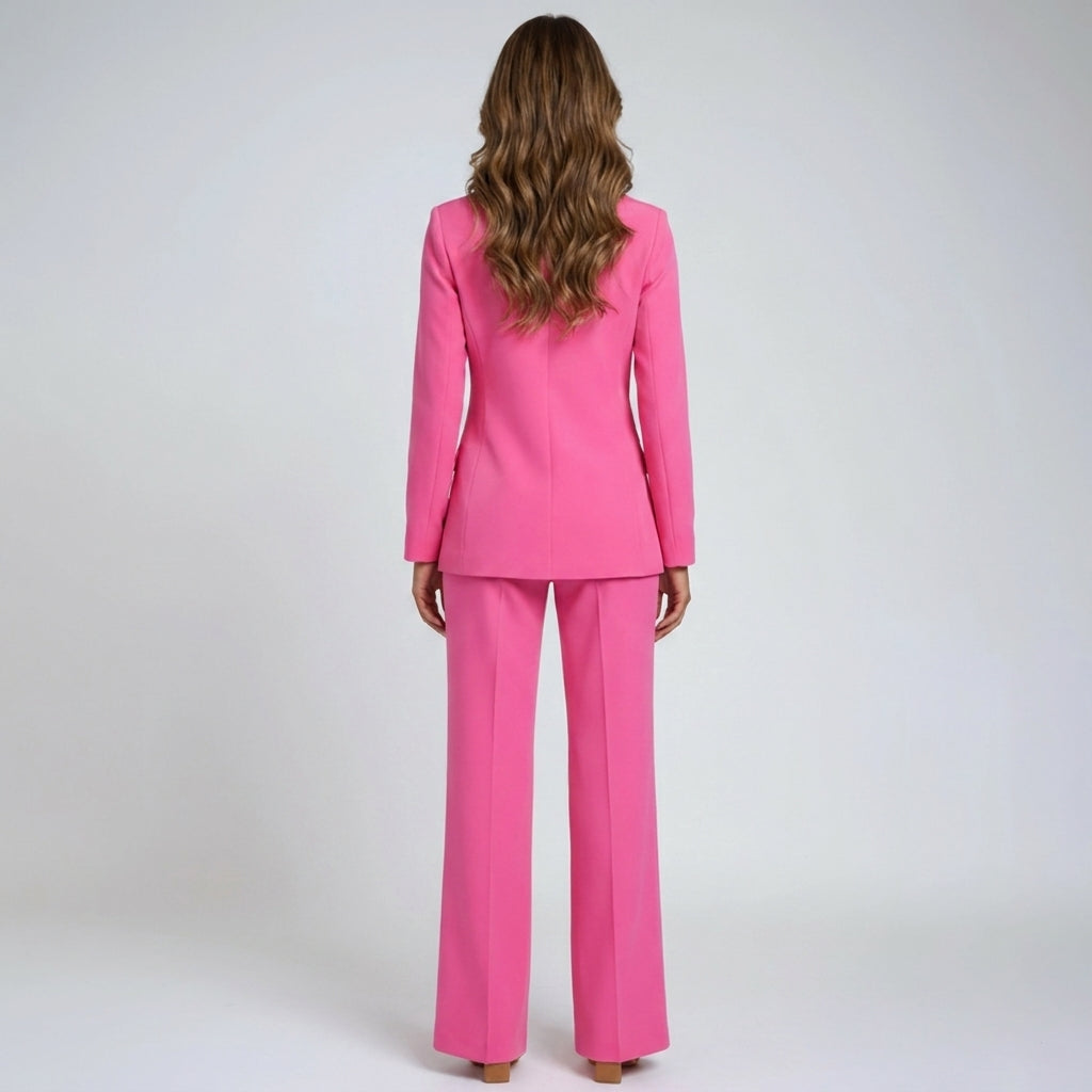 Blazer and Wide Leg Trousers Tailored Co Ord