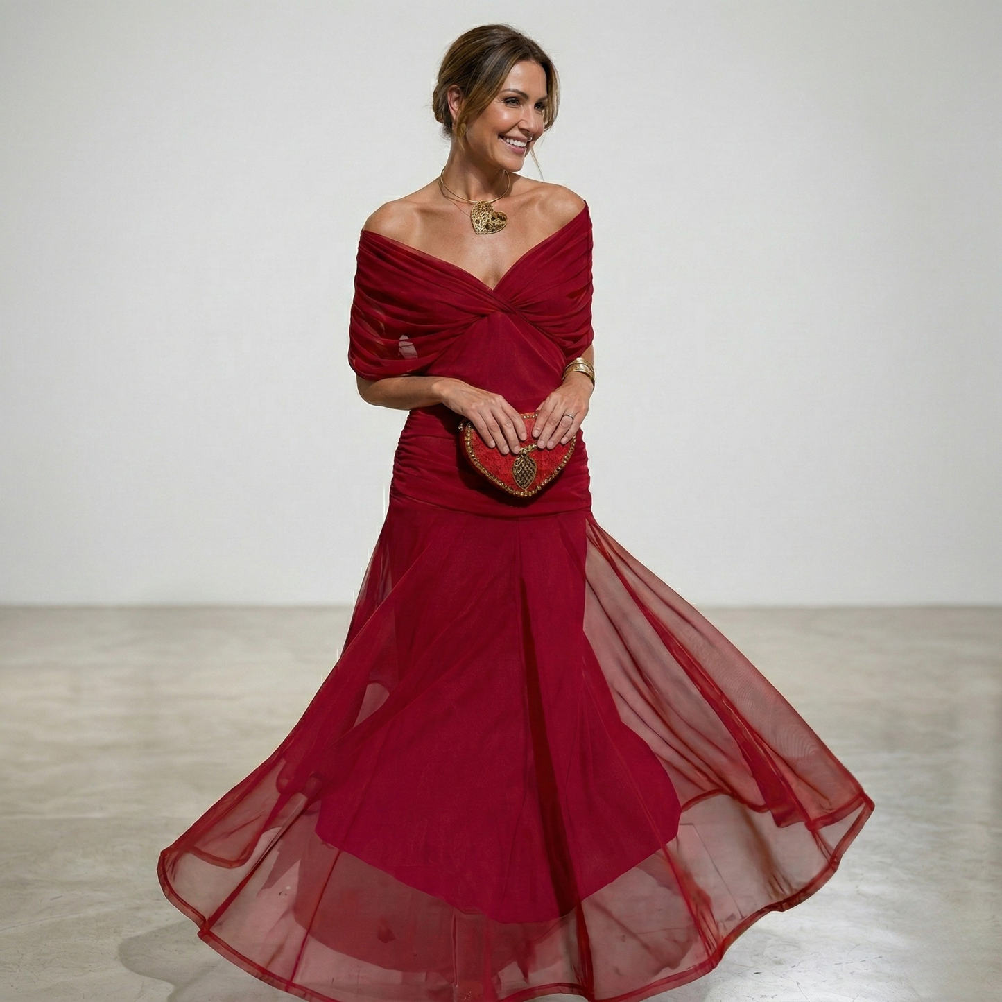 Sofia™ Long Floral Dress