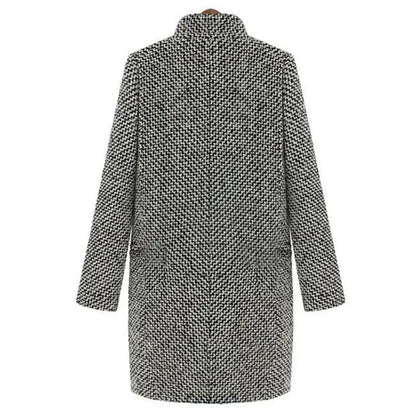 Olive | Long wool coat
