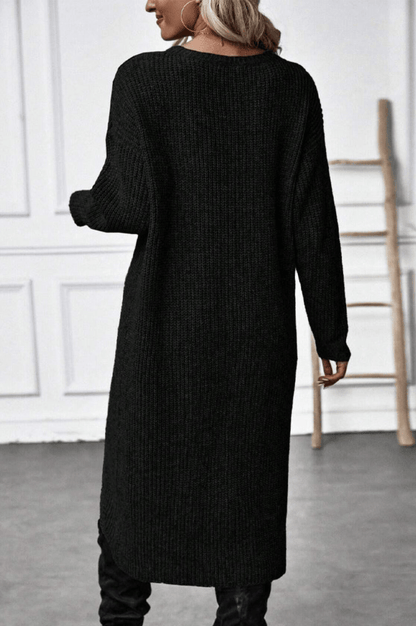 Stylish Cross-Front Knit Dress
