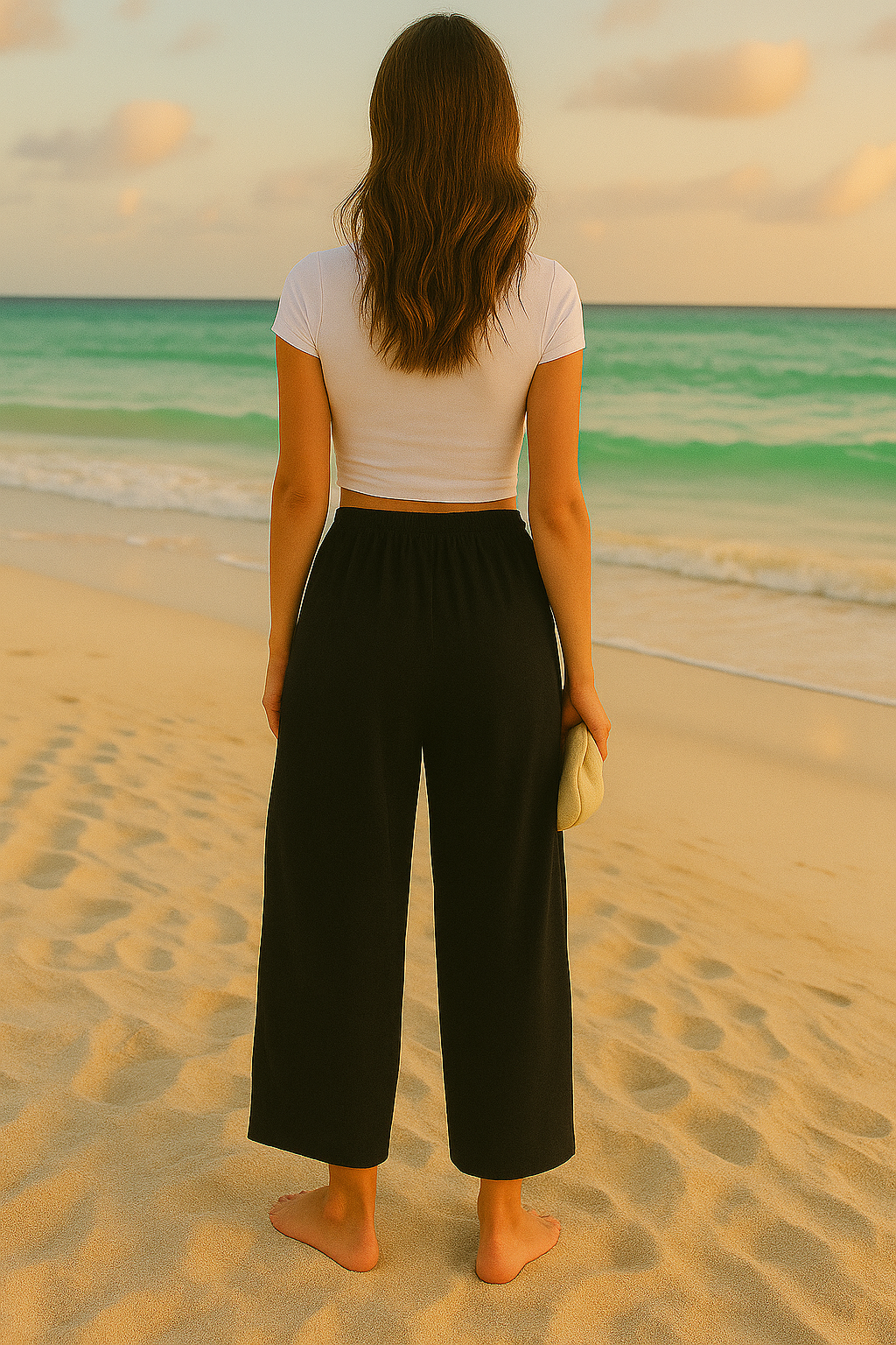 Summer Breeze Linen Wide-Leg Trousers