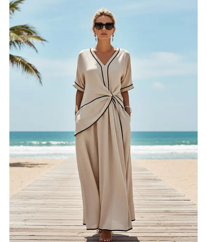 Cassia™ elegant flattering dress