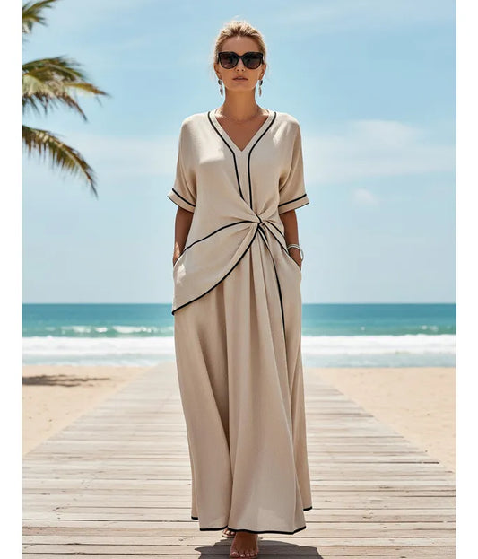 Cassia™ elegant flattering dress