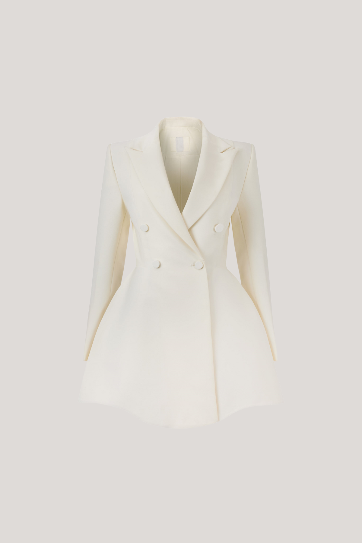 Dawood Lapel Long Sleeve Mini Blazer Dress