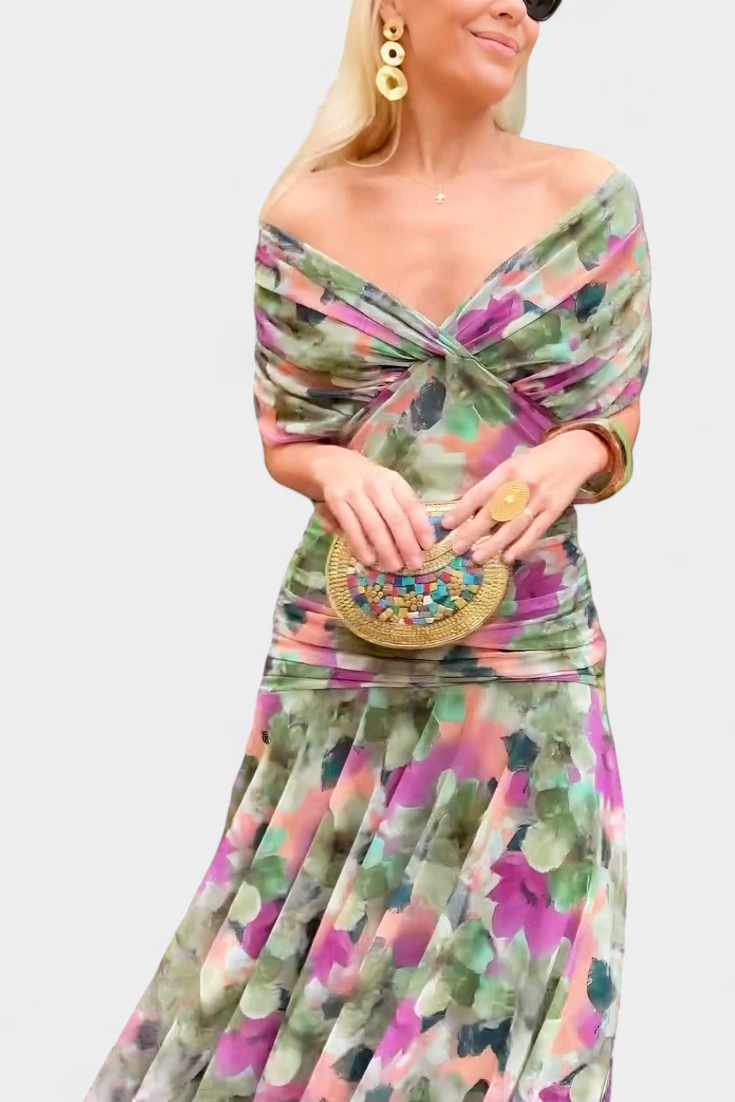 Fiona Maxi Floral Dress