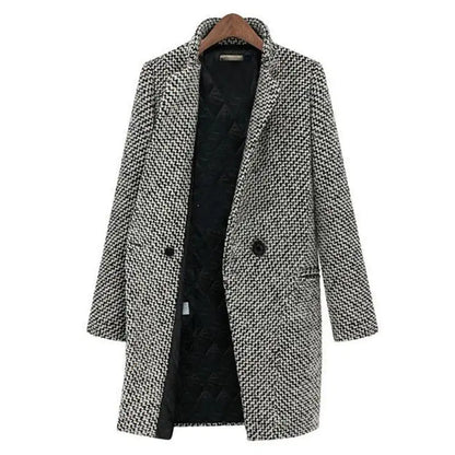 Olive | Long wool coat