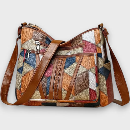 Miresta – Patchwork Leather Shoulder Bag