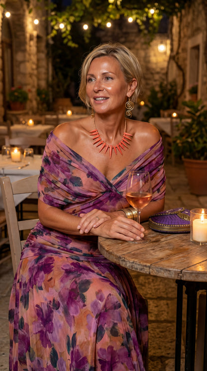 Fiona Maxi Floral Dress