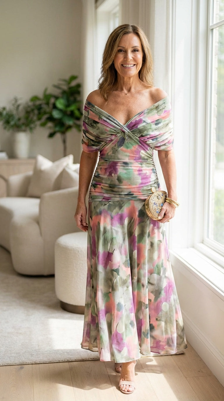 Fiona Maxi Floral Dress