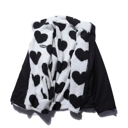 Elsie | Reversible Heart Jacket