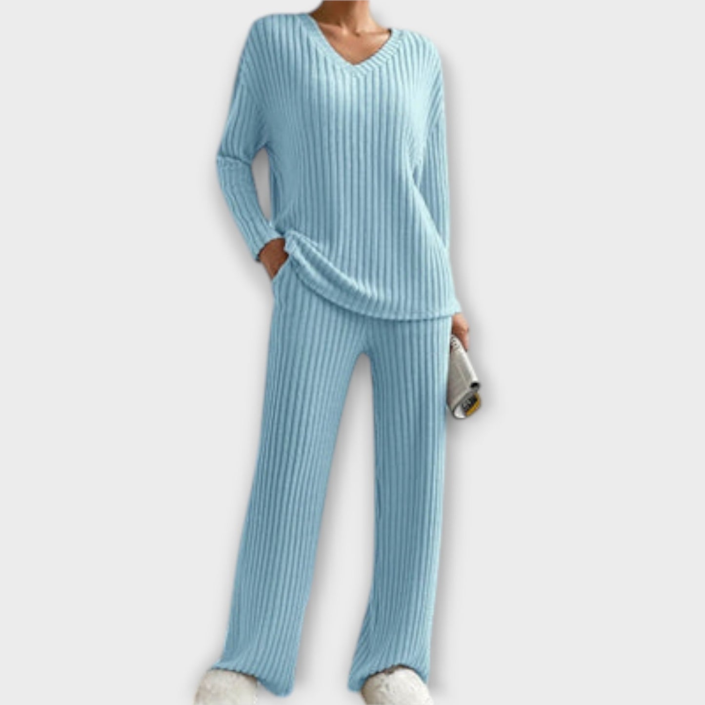 Milarae – Lounge Set with Gentle Knit Flow