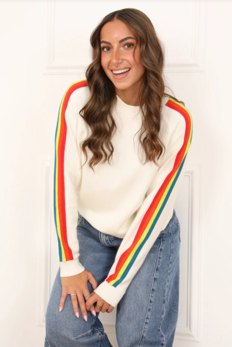 Rainbow Stripe Sweater