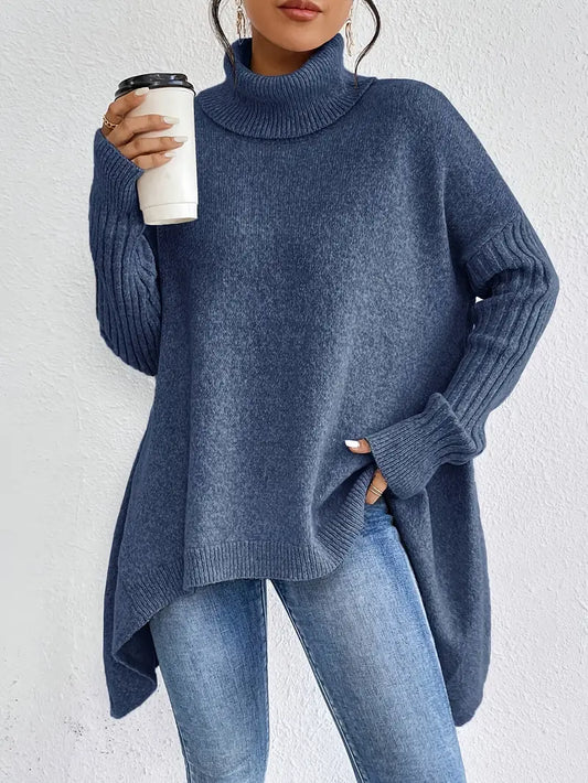 BRIGITTE – LONG TURTLENECK SWEATER