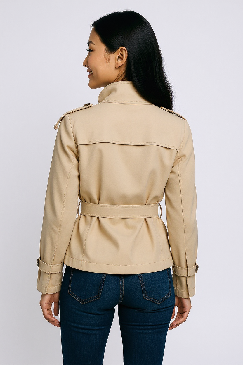 The Serenity™ Autumn Cropped Trench